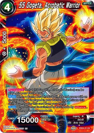 SS Gogeta, Acrobatic Warrior [EX04-01] | Cracking-Singles