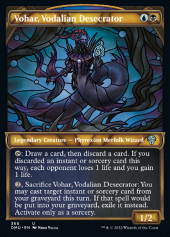 Vohar, Vodalian Desecrator (Showcase Textured) [Dominaria United] | Cracking-Singles