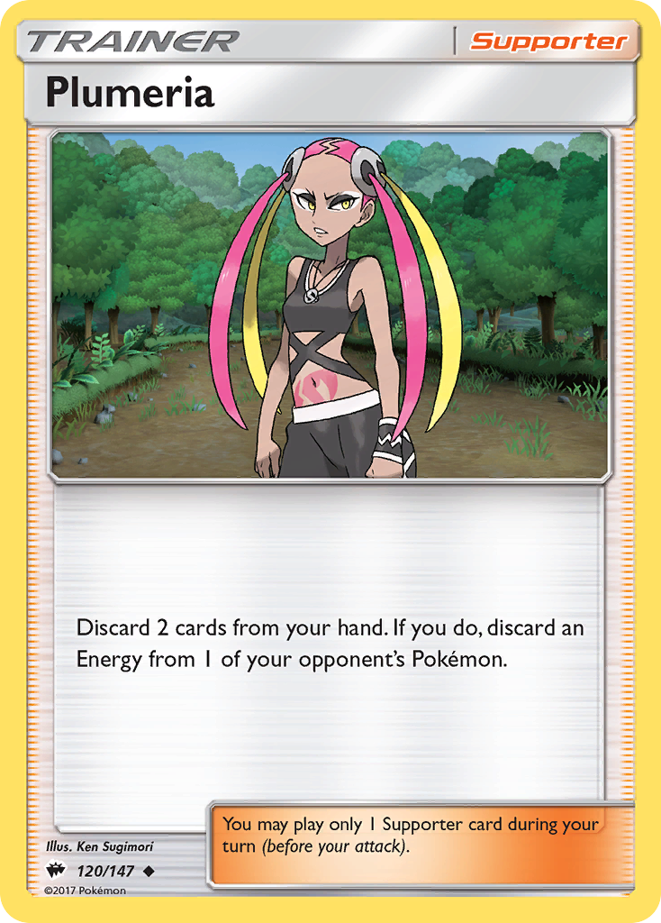 Plumeria (120/147) [Sun & Moon: Burning Shadows] | Cracking-Singles