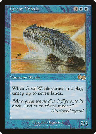 Great Whale [Urza's Saga] | Cracking-Singles