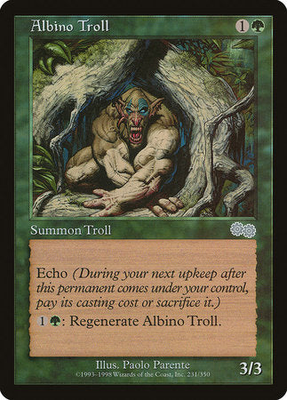 Albino Troll [Urza's Saga] | Cracking-Singles