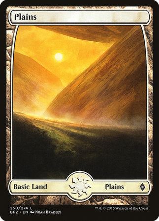 Plains (250) - Full Art [Battle for Zendikar] | Cracking-Singles