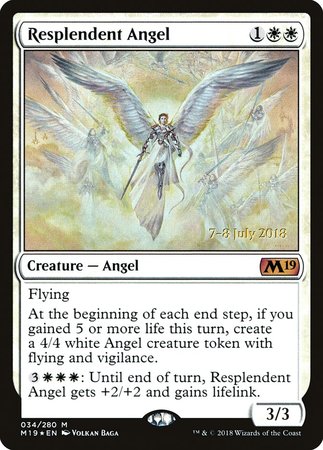 Resplendent Angel [Core Set 2019 Promos] | Cracking-Singles