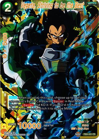 Vegeta, Striving to be the Best [TB3-051] | Cracking-Singles