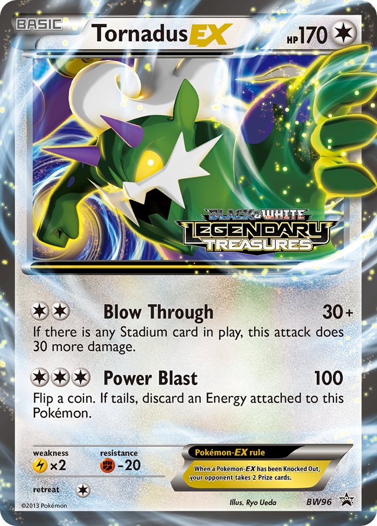 Tornadus EX (BW96) [Black & White: Black Star Promos] | Cracking-Singles