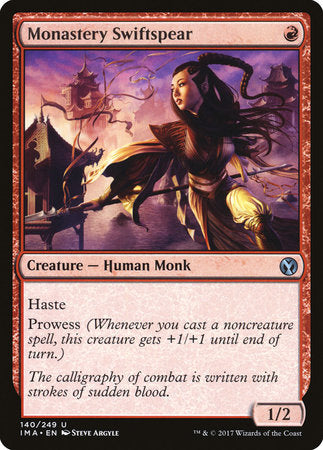 Monastery Swiftspear [Iconic Masters] | Cracking-Singles