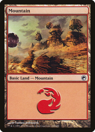 Mountain (245) [Scars of Mirrodin] | Cracking-Singles