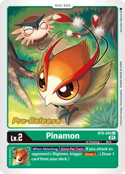 Pinamon [BT6-004] [Double Diamond Pre-Release Cards] | Cracking-Singles