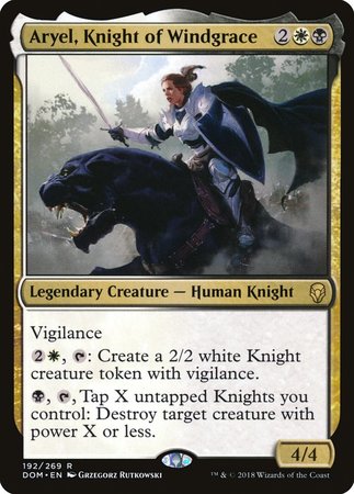 Aryel, Knight of Windgrace [Dominaria] | Cracking-Singles