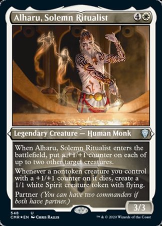 Alharu, Solemn Ritualist (Foil Etched) [Commander Legends] | Cracking-Singles