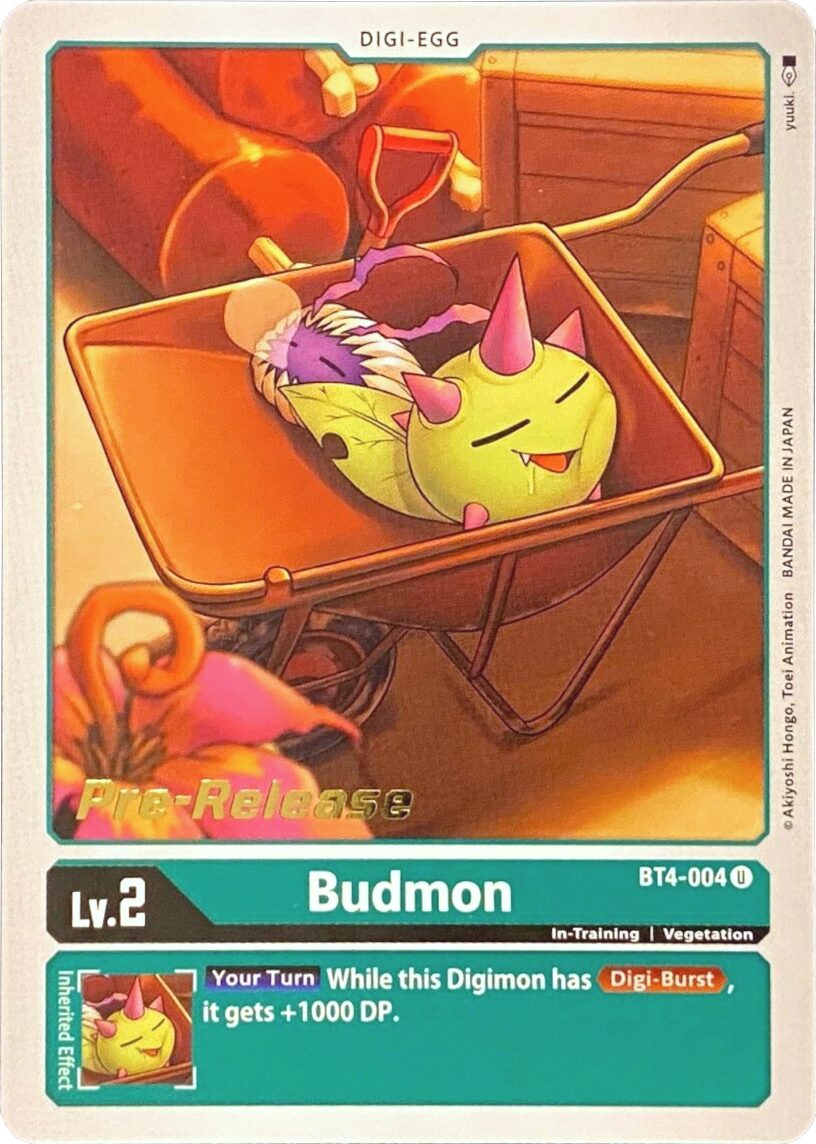 Budmon [BT4-004] [Great Legend Pre-Release Promos] | Cracking-Singles