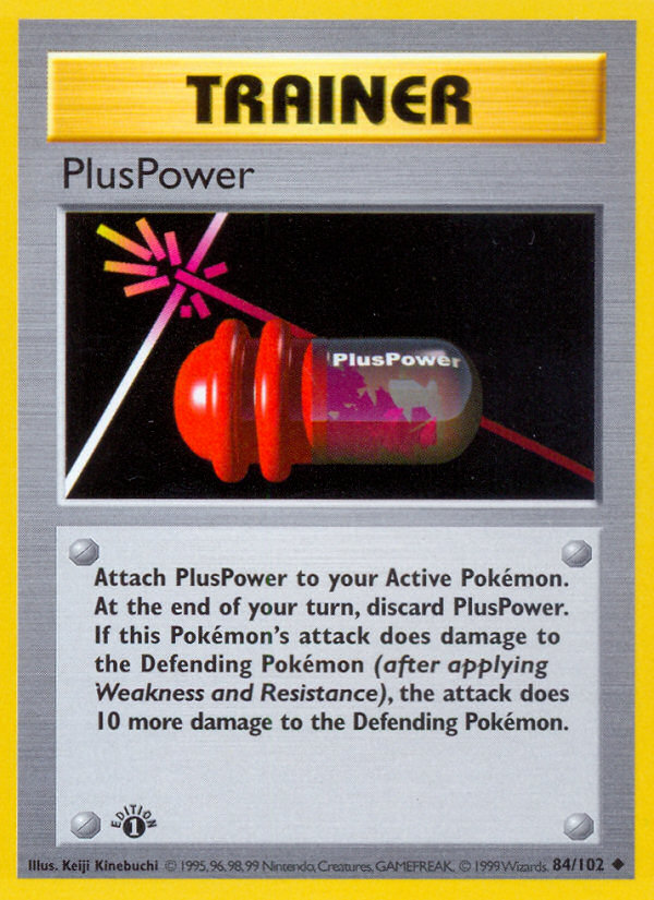 PlusPower (84/102) (Shadowless) [Base Set 1st Edition] | Cracking-Singles