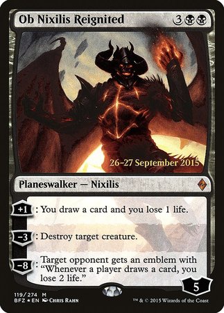 Ob Nixilis Reignited [Battle for Zendikar Prerelease Promos] | Cracking-Singles