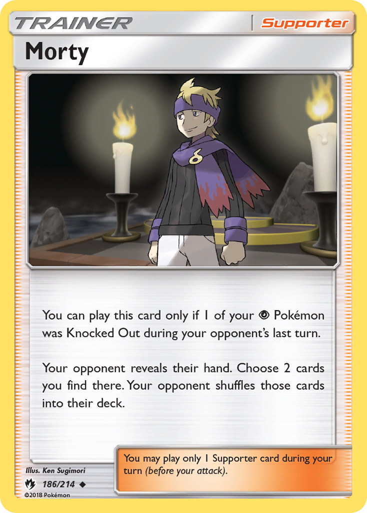 Morty (186/214) [Sun & Moon: Lost Thunder] | Cracking-Singles