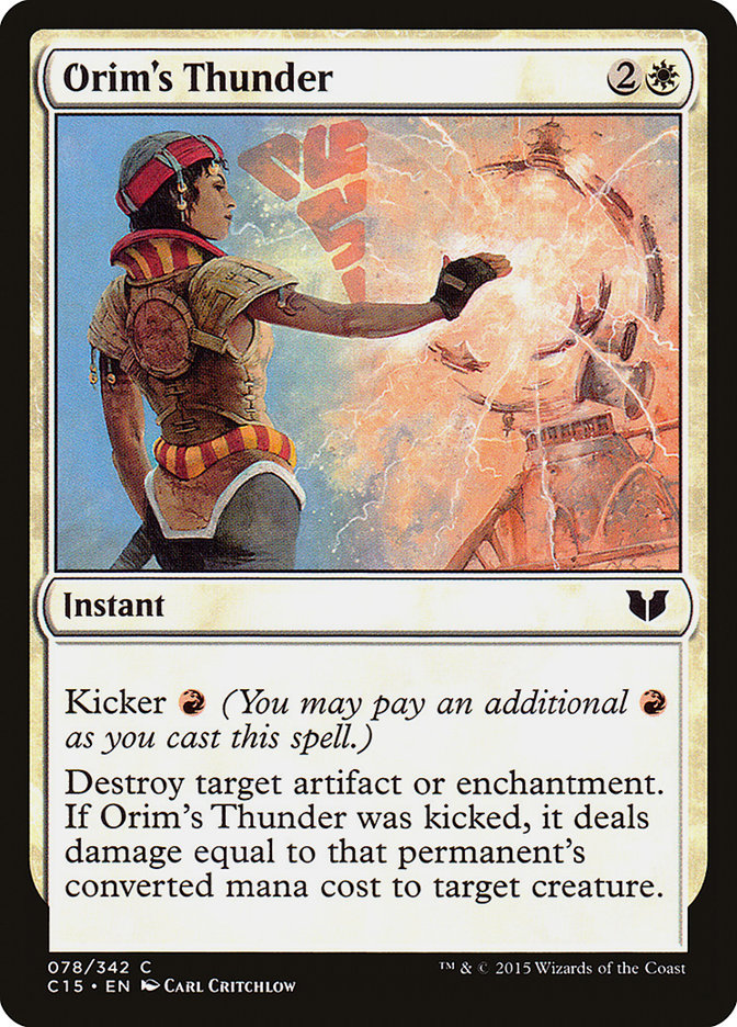 Orim's Thunder [Commander 2015] | Cracking-Singles