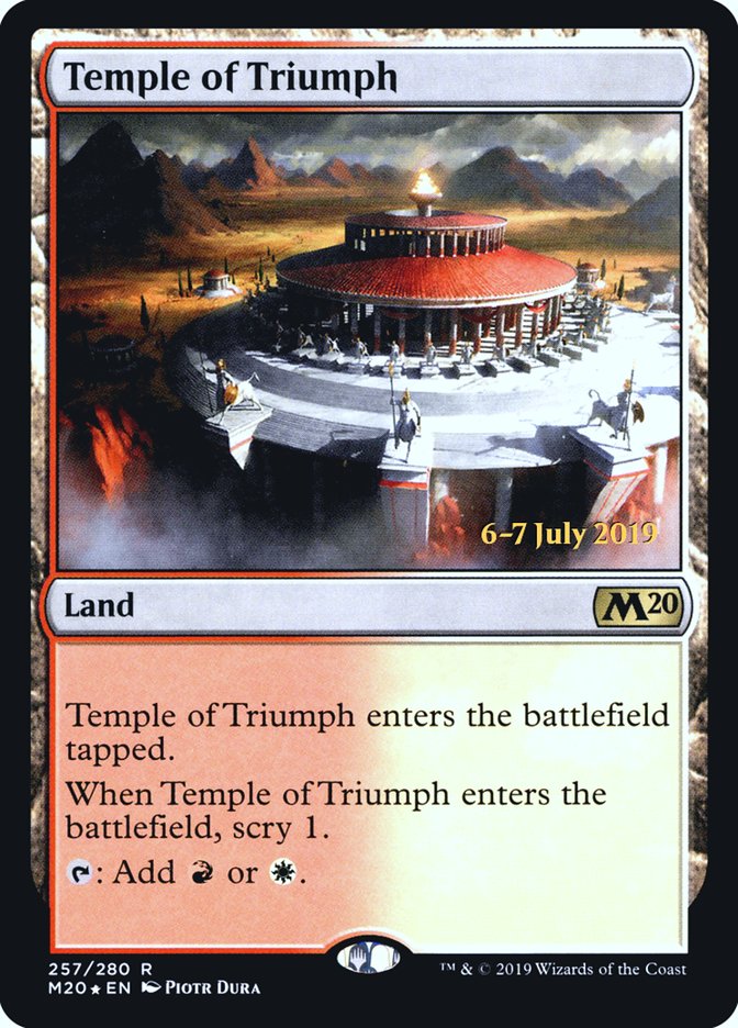 Temple of Triumph  [Core Set 2020 Prerelease Promos] | Cracking-Singles