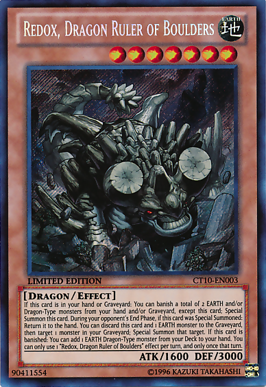 Redox, Dragon Ruler of Boulders [CT10-EN003] Secret Rare | Cracking-Singles