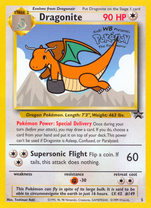 Dragonite (5) [Wizards of the Coast: Black Star Promos] | Cracking-Singles