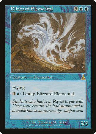 Blizzard Elemental [Urza's Destiny] | Cracking-Singles