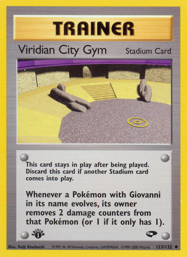 Viridian City Gym (123/132) [Gym Challenge 1st Edition] | Cracking-Singles