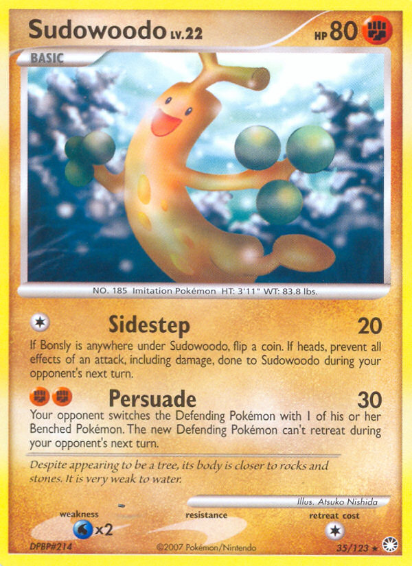 Sudowoodo (35/123) [Diamond & Pearl: Mysterious Treasures] | Cracking-Singles