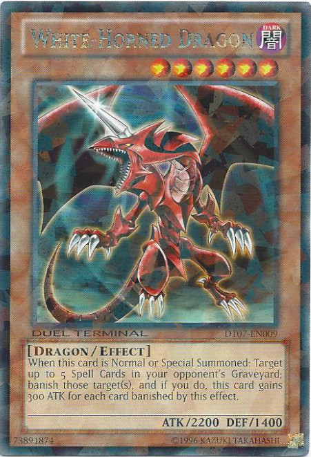 White-Horned Dragon [DT07-EN009] Rare | Cracking-Singles