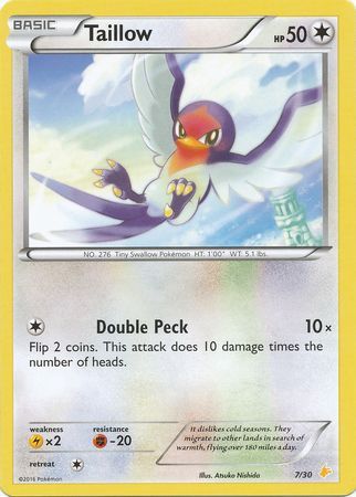 Taillow (7/30) [XY: Trainer Kit 3 - Pikachu Libre] | Cracking-Singles