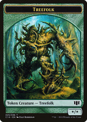 Treefolk // Wolf Double-sided Token [Commander 2014 Tokens] | Cracking-Singles