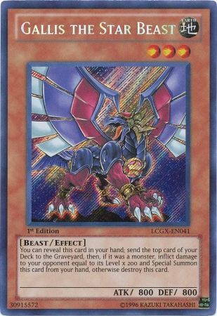 Gallis the Star Beast [LCGX-EN041] Secret Rare | Cracking-Singles