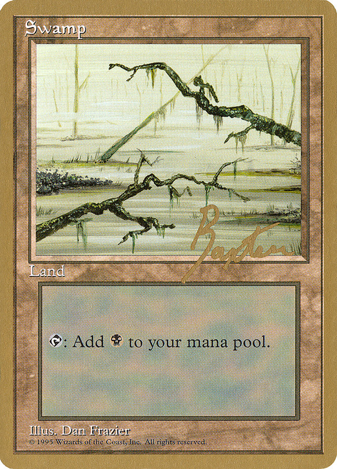 Swamp (gb371) (George Baxter) [Pro Tour Collector Set] | Cracking-Singles