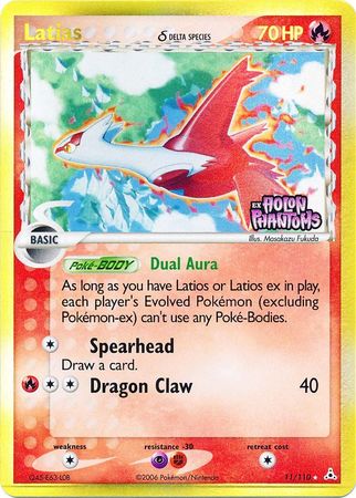 Latias (11/110) (Delta Species) (Stamped) [EX: Holon Phantoms] | Cracking-Singles