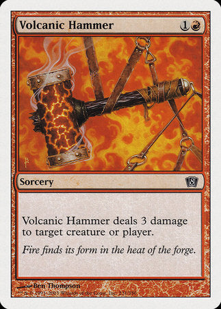 Volcanic Hammer [Eighth Edition] | Cracking-Singles