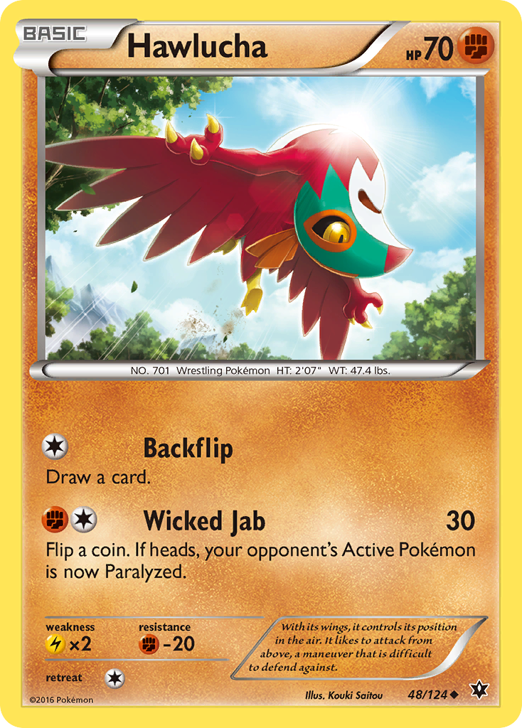 Hawlucha (48/124) [XY: Fates Collide] | Cracking-Singles