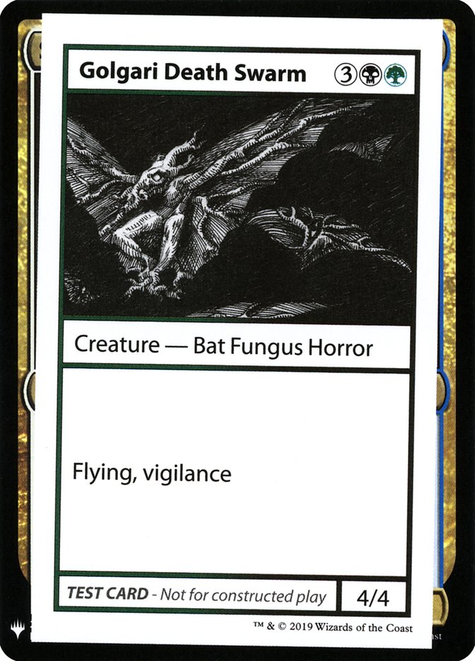 Golgari Death Swarm [Mystery Booster Playtest Cards] | Cracking-Singles