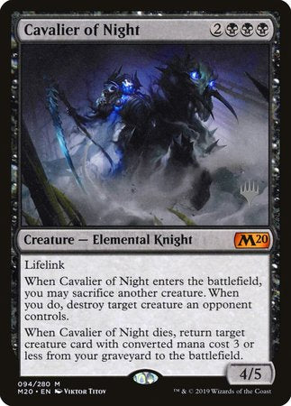 Cavalier of Night [Core Set 2020 Promos] | Cracking-Singles