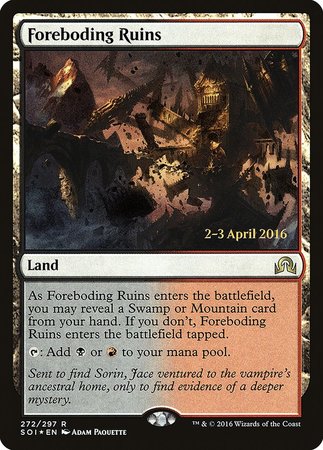 Foreboding Ruins [Shadows over Innistrad Promos] | Cracking-Singles