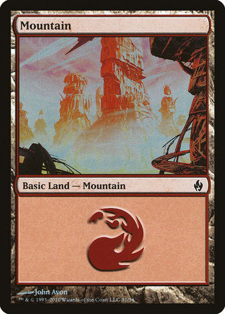 Mountain (31) [Premium Deck Series: Fire and Lightning] | Cracking-Singles