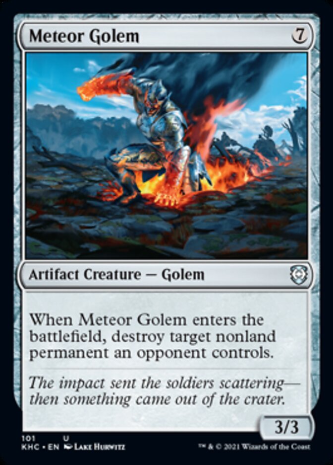 Meteor Golem [Kaldheim Commander] | Cracking-Singles