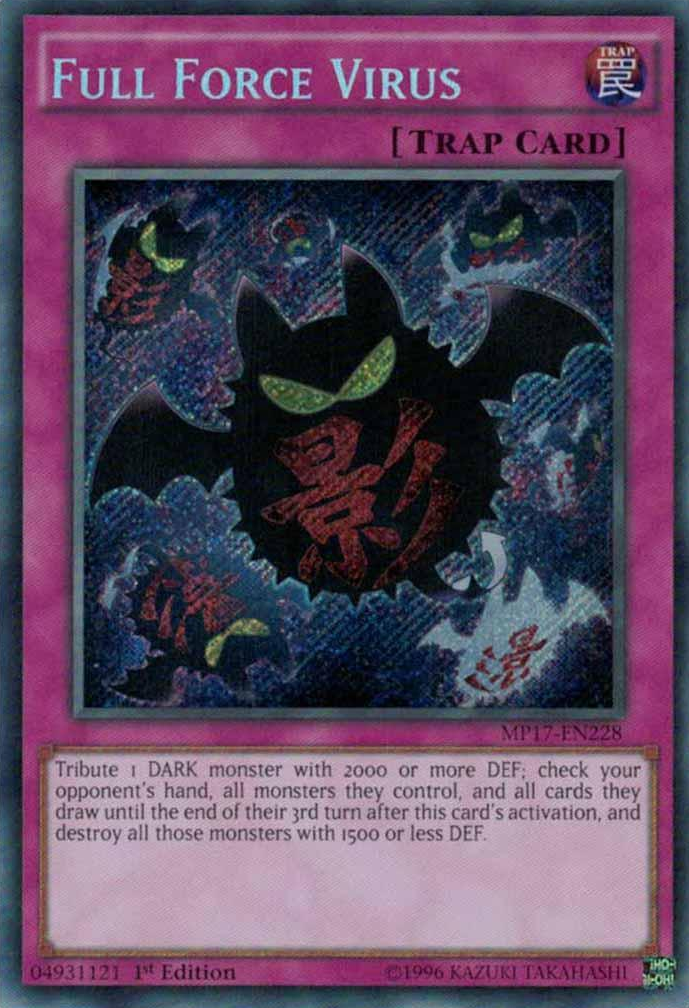 Full Force Virus [MP17-EN228] Secret Rare | Cracking-Singles