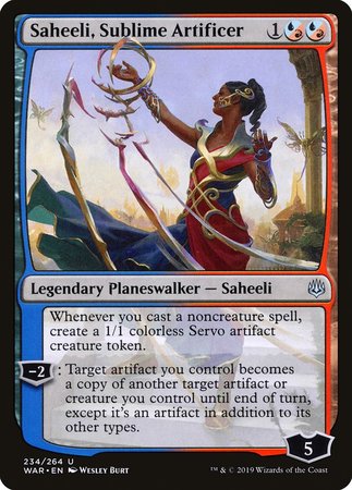 Saheeli, Sublime Artificer [War of the Spark] | Cracking-Singles