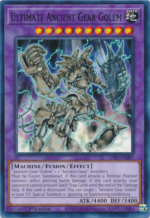 Ultimate Ancient Gear Golem [LDS1-EN087] Common | Cracking-Singles