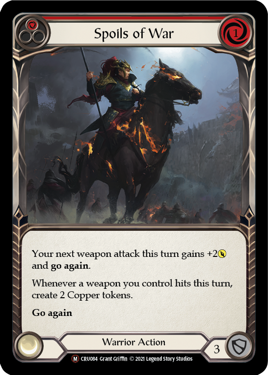 Spoils of War (Rainbow Foil) [CRU084-RF] Unlimited Rainbow Foil | Cracking-Singles