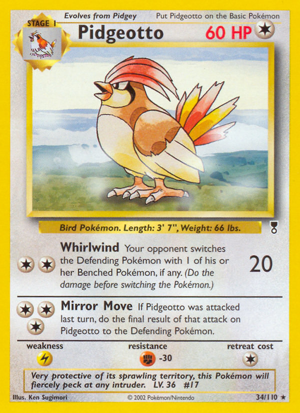 Pidgeotto (34/110) [Legendary Collection] | Cracking-Singles