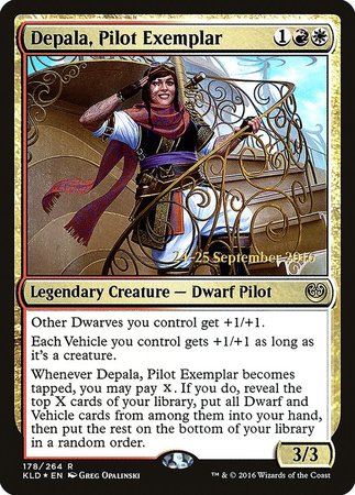 Depala, Pilot Exemplar [Kaladesh Promos] | Cracking-Singles