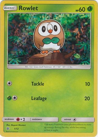 Rowlet (1/12) [McDonald's Promos: 2017 Collection] | Cracking-Singles