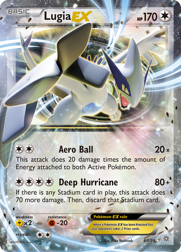 Lugia EX (68/98) [XY: Ancient Origins] | Cracking-Singles