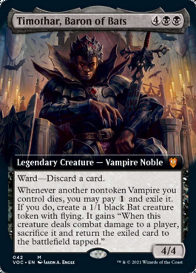 Timothar, Baron of Bats (Extended) [Innistrad: Crimson Vow Commander] | Cracking-Singles