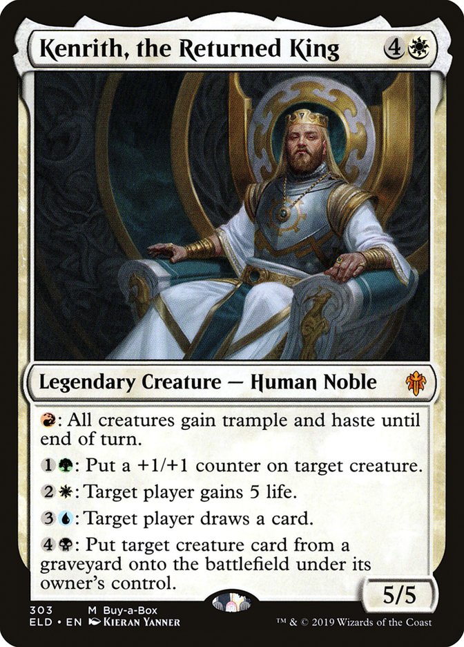 Kenrith, the Returned King (Buy-A-Box) [Throne of Eldraine Promos] | Cracking-Singles