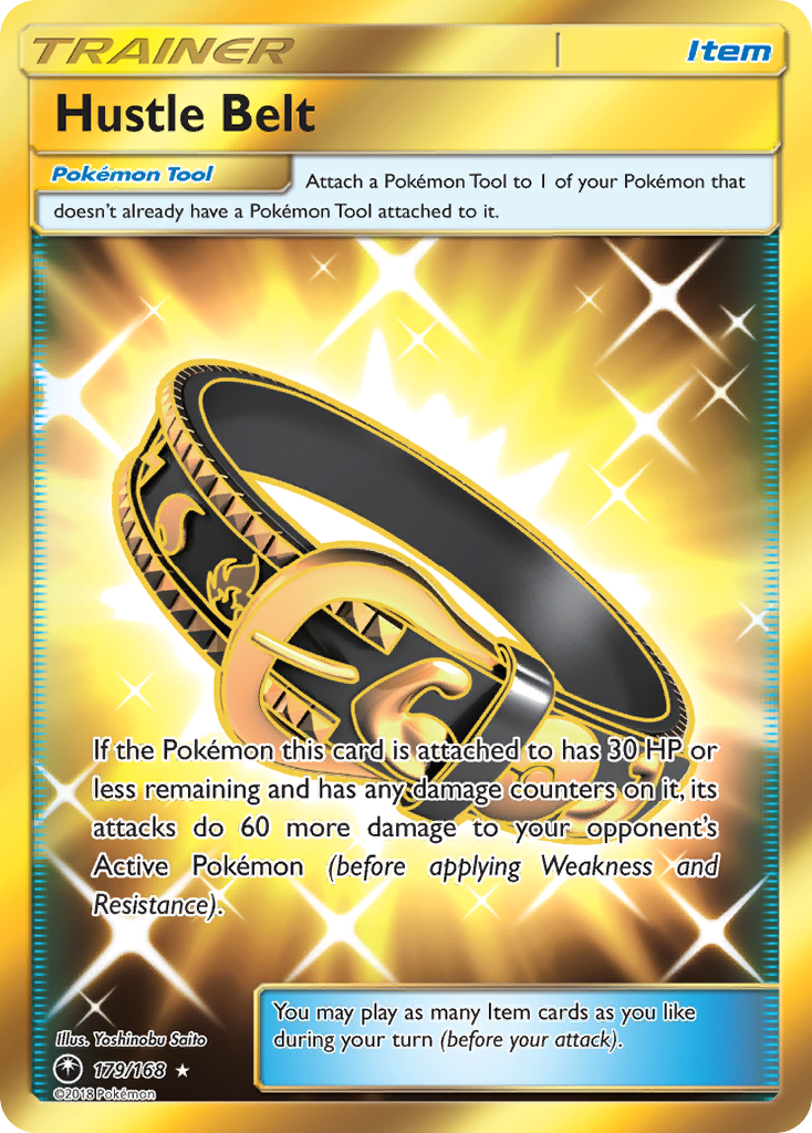 Hustle Belt (179/168) [Sun & Moon: Celestial Storm] | Cracking-Singles