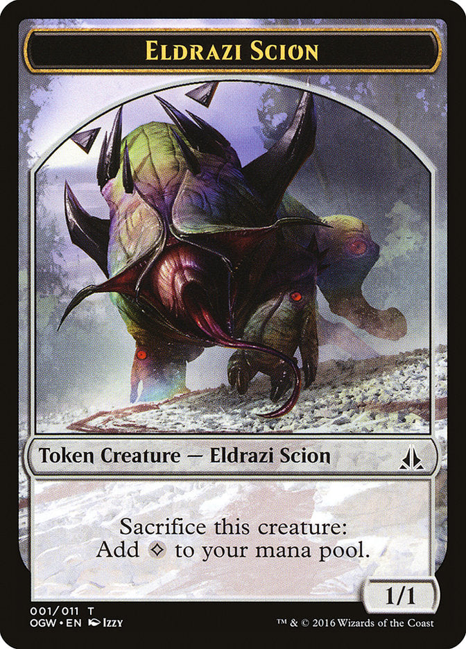 Eldrazi Scion (001/011) [Oath of the Gatewatch Tokens] | Cracking-Singles